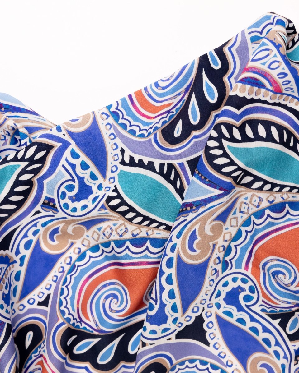 Cotton Viscose Floral Fabric - Sharqiya - الشرقية