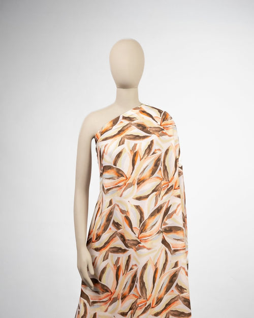 Cotton Viscose Floral Fabric - Sharqiya - الشرقية