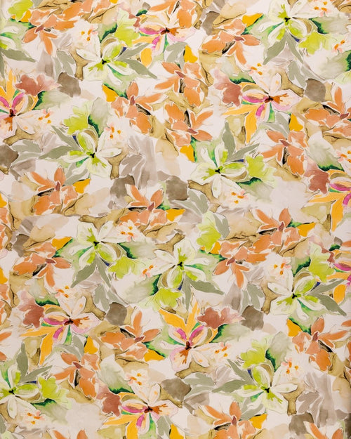 Cotton Viscose Floral Fabric - Sharqiya - الشرقية