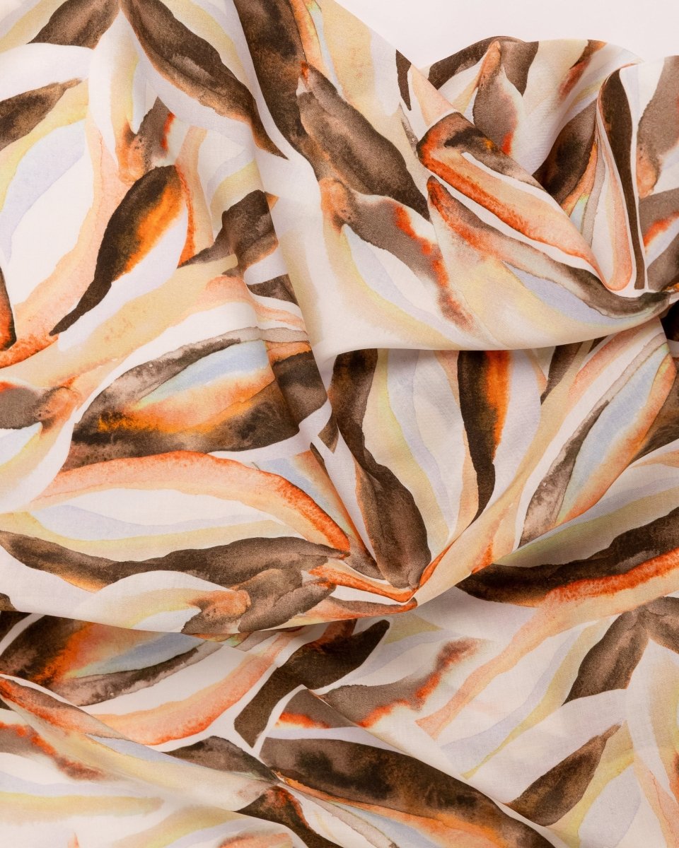 Cotton Viscose Floral Fabric - Sharqiya - الشرقية