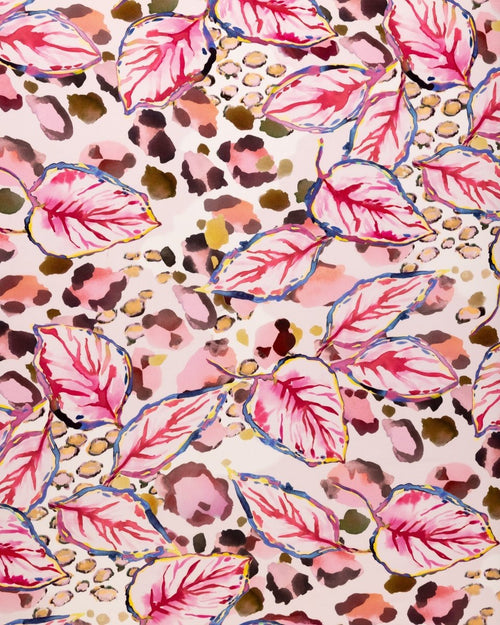 Cotton Viscose Floral Fabric - Sharqiya - الشرقية