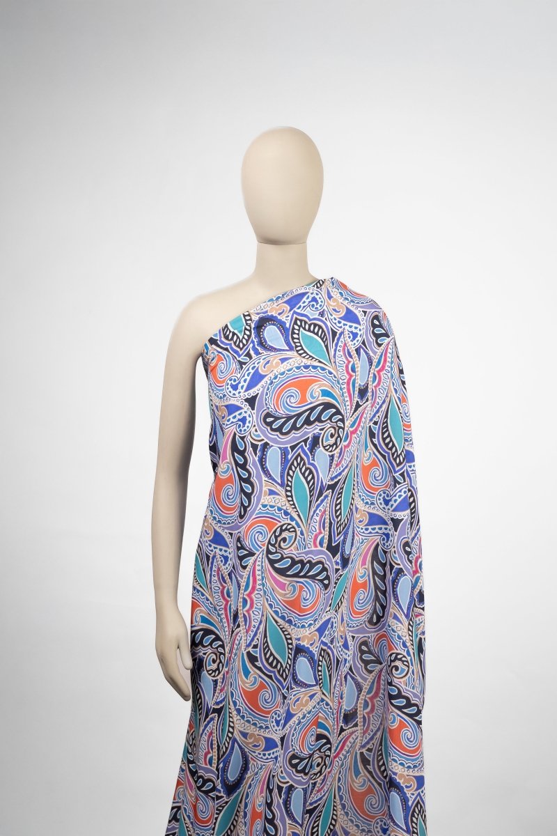 Cotton Viscose Floral Fabric - Sharqiya - الشرقية