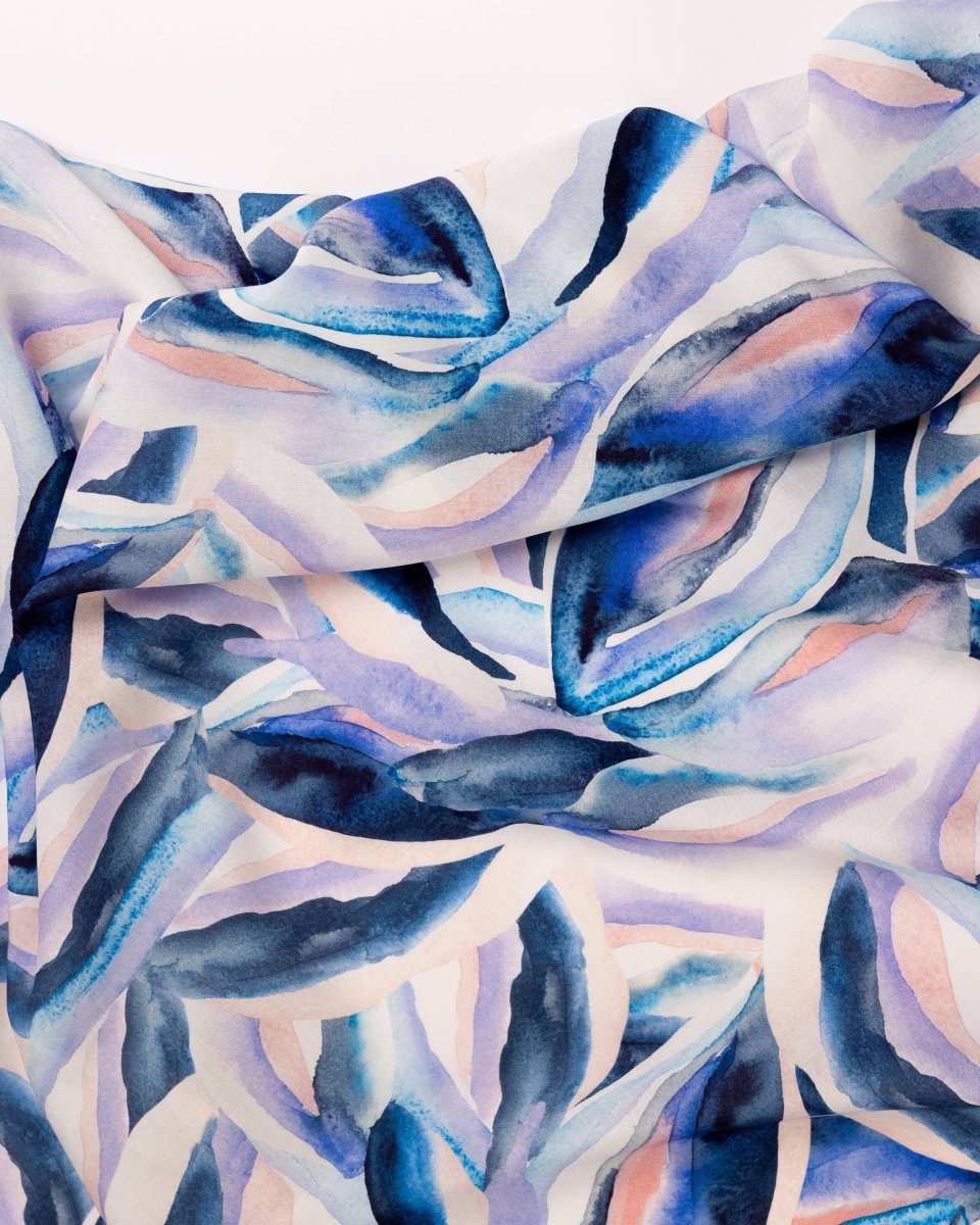 Cotton Viscose Floral Fabric - Sharqiya - الشرقية