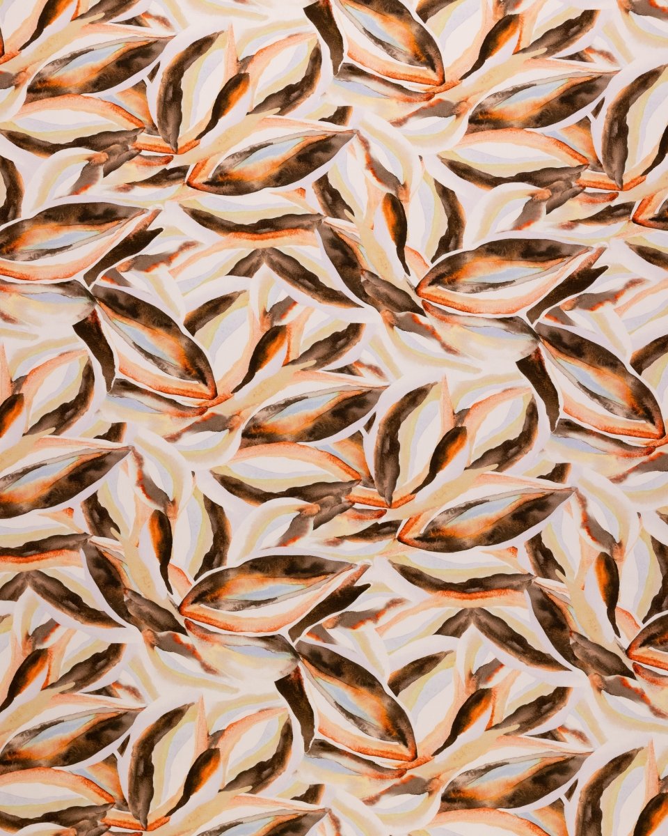 Cotton Viscose Floral Fabric - Sharqiya - الشرقية
