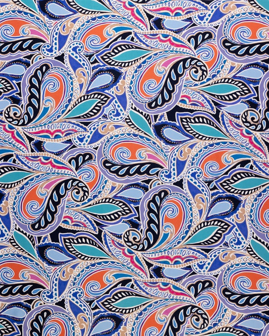 Cotton Viscose Floral Fabric - Sharqiya - الشرقية