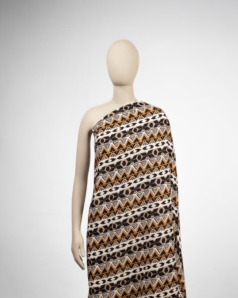 Cotton Viscose Printed Fabric - Sharqiya - الشرقية