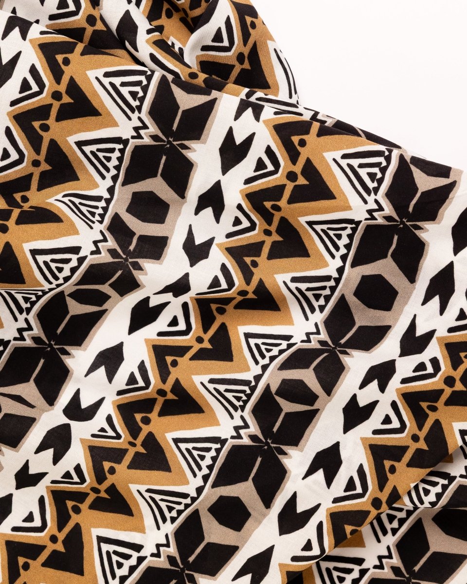 Cotton Viscose Printed Fabric - Sharqiya - الشرقية
