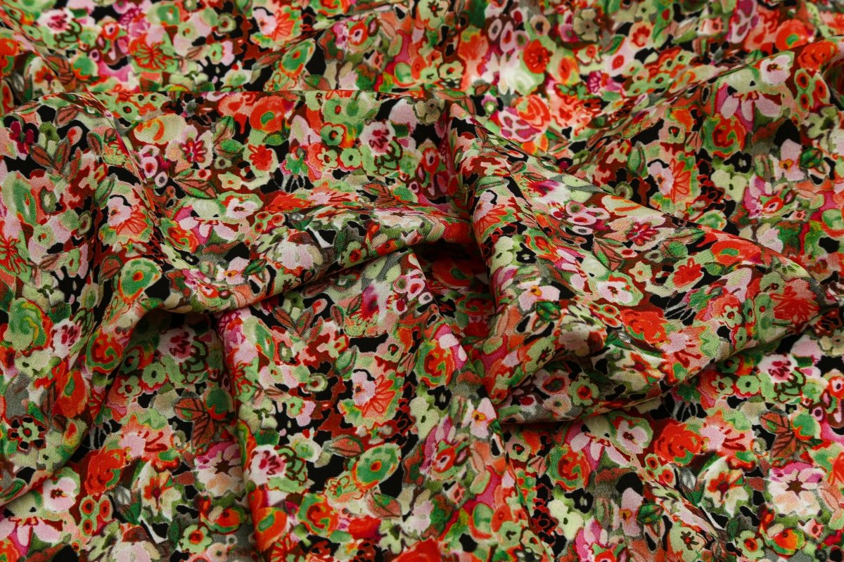 Cotton Viscose Printed Italy - Sharqiya - الشرقية