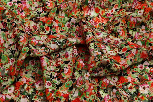 Cotton Viscose Printed Italy - Sharqiya - الشرقية