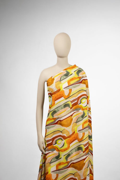 Cotton Viscous Printed - Sharqiya - الشرقية