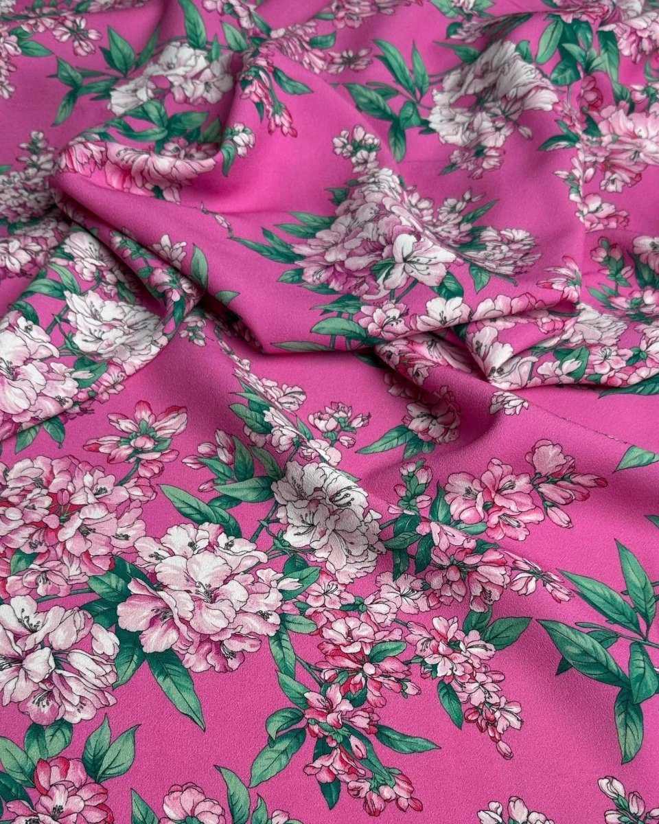 Crepe Floral Fabric - Sharqiya - الشرقية