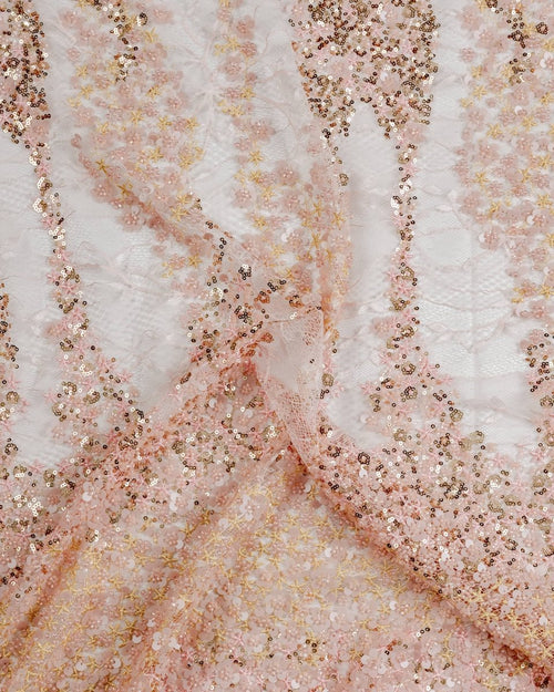 Dantel Embroidery with Beeds Sequins - Sharqiya - الشرقية