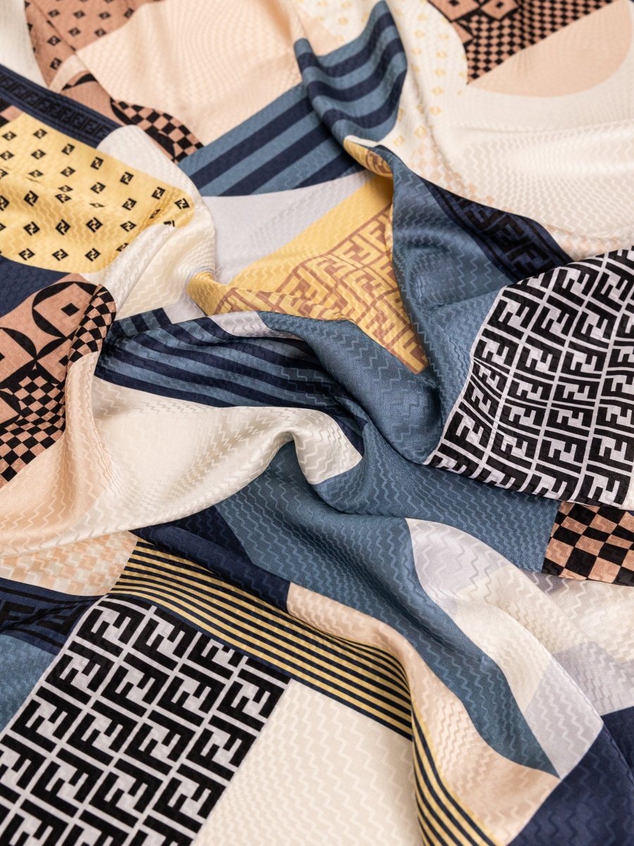 Fendi Pure Silk Jacquard - Sharqiya - الشرقية-90