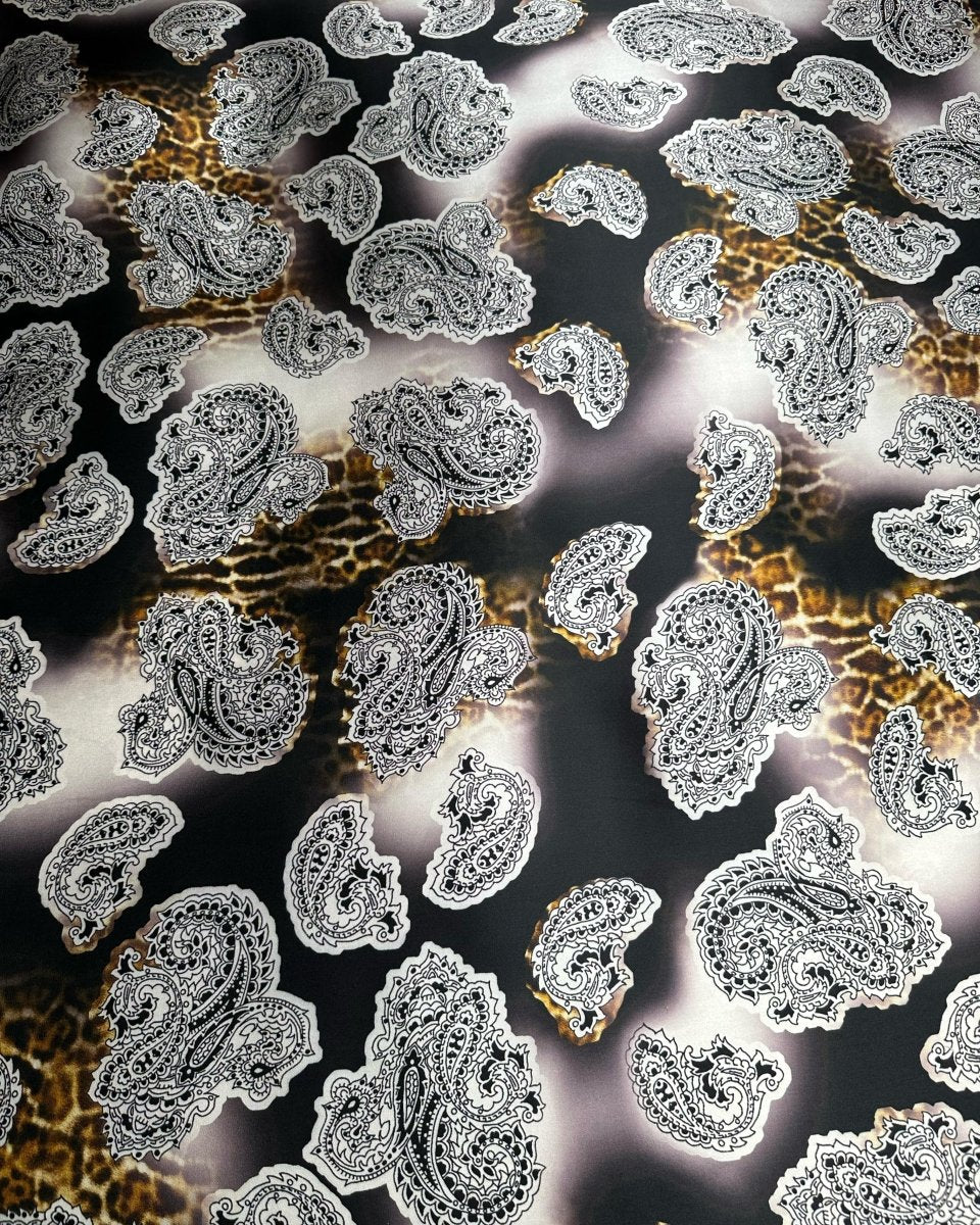 Floral Silk Jacquard Floral Fabric - Pure Silk - Sharqiya - الشرقية