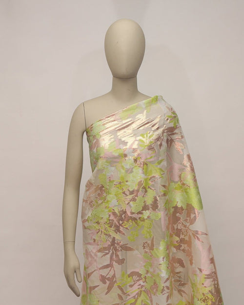 Fluorescent Silk Jacquard Fabric - Organza - Sharqiya - الشرقية
