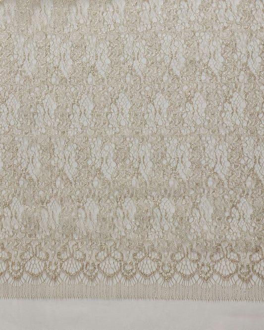 French Lurex Polyester Floral Fabric - Sharqiya - الشرقية