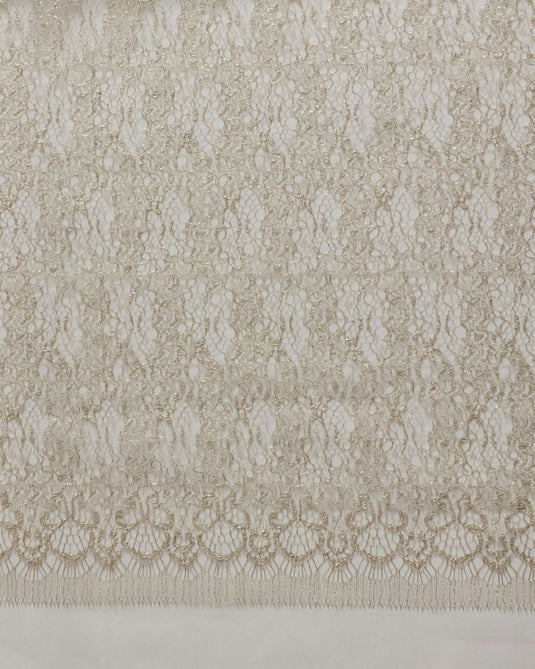 French Lurex Polyester Floral Fabric - Sharqiya - الشرقية-2