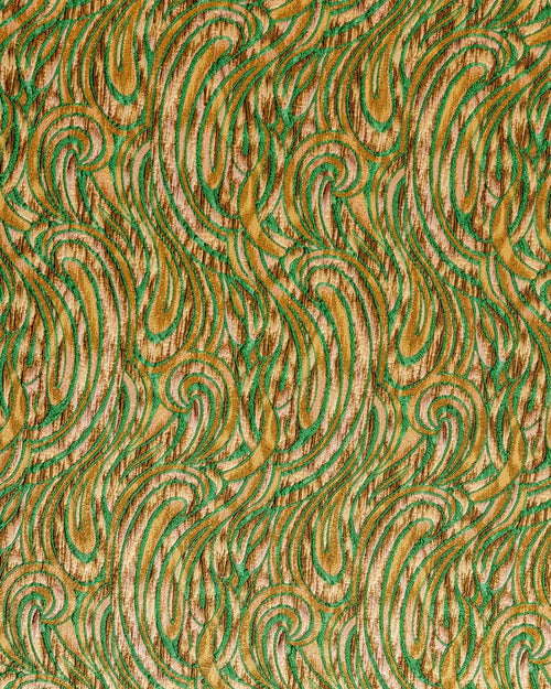 Italian Silk Jacquard Geometric Fabric - Polyester - Sharqiya - الشرقية