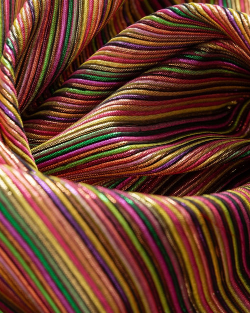 Italian Silk Jacquard Plain Fabric - Polyester - Sharqiya - الشرقية