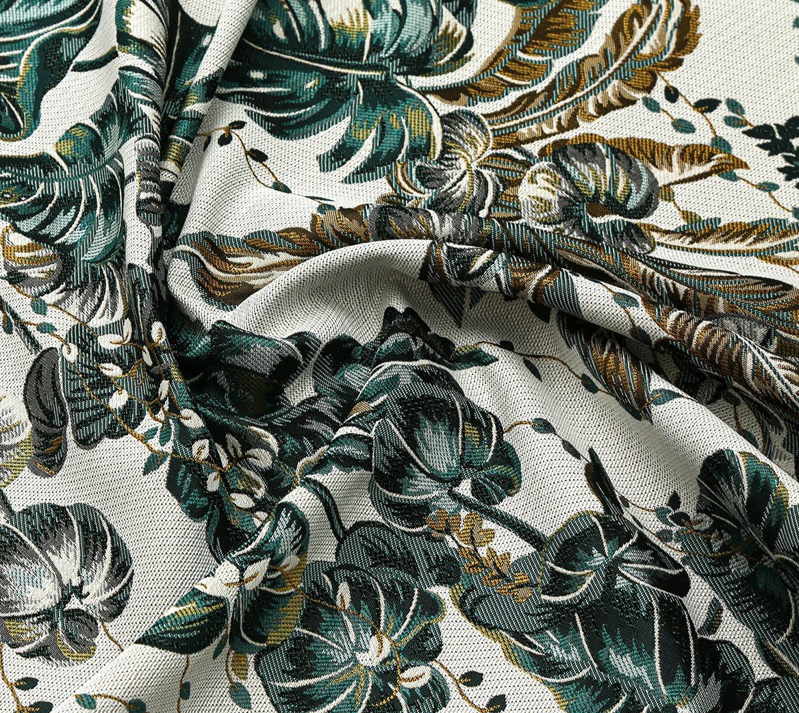 Italian Silk Jacquard Printed Fabric - Polyester, Viscose - Sharqiya - الشرقية