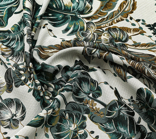 Italian Silk Jacquard Printed Fabric - Polyester, Viscose - Sharqiya - الشرقية
