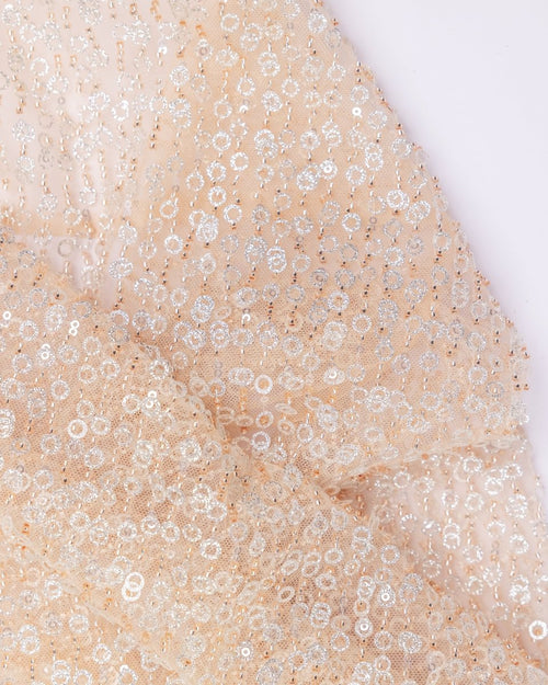 Italian Tulle Sequin Fabric - Sharqiya - الشرقية