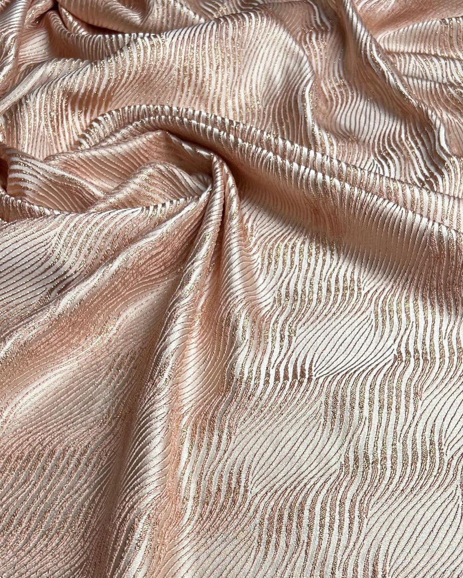 Jacquard Lurex Floral Fabric - Sharqiya - الشرقية