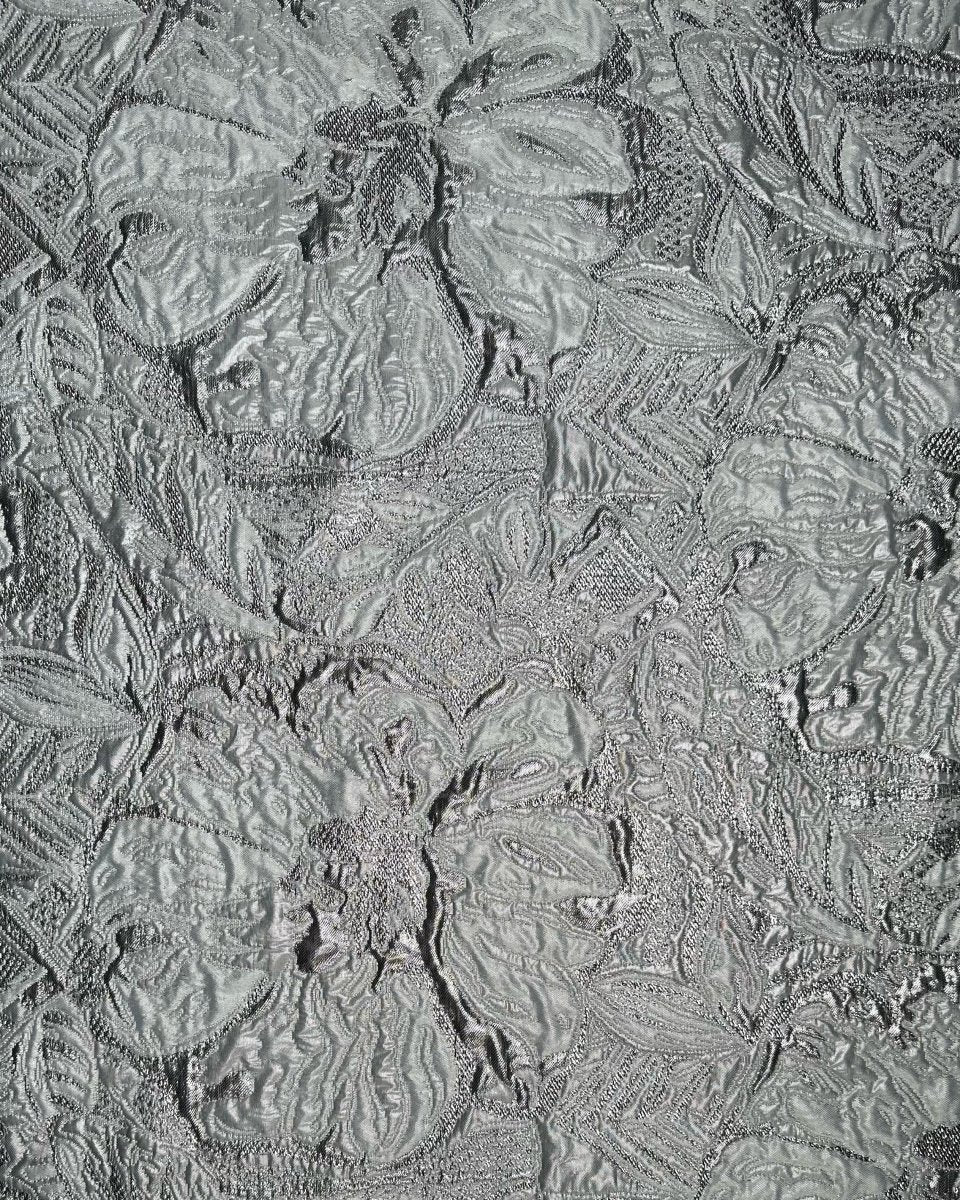 Jacquard Lurex Floral Fabric - Sharqiya - الشرقية
