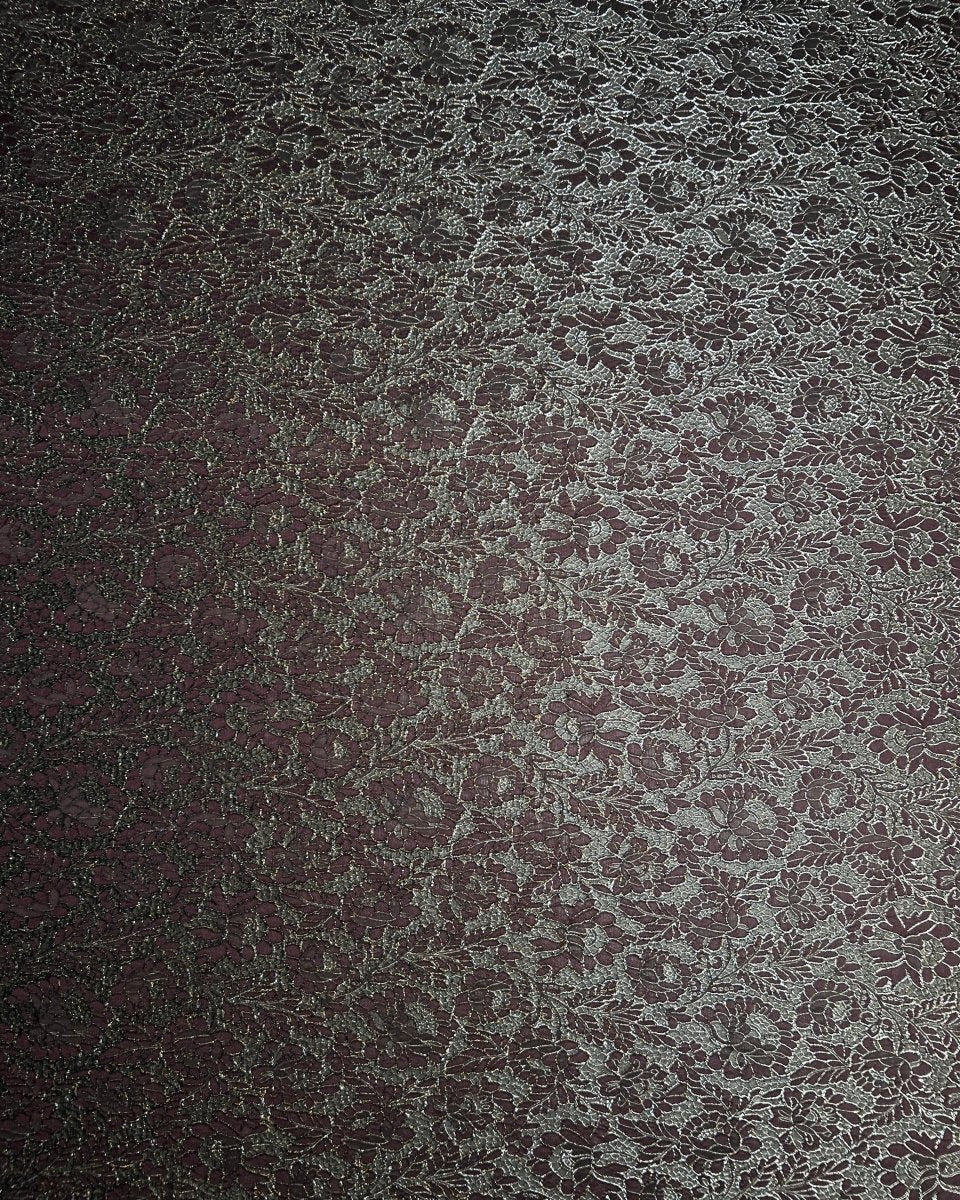 Jacquard Lurex Floral Fabric - Polyester - Sharqiya - الشرقية