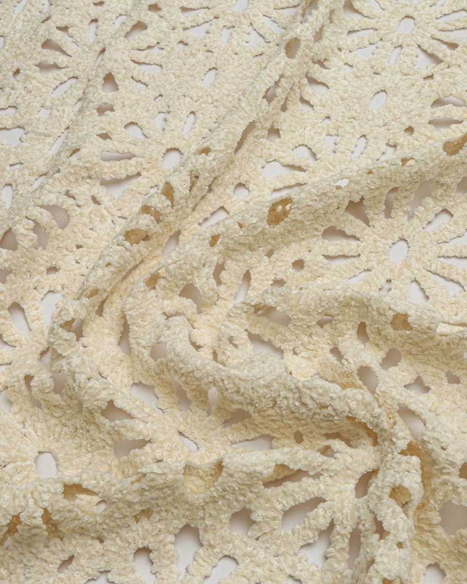 Jaipur Silk Velvet Floral Fabric - Polyester - Sharqiya - الشرقية