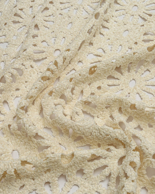 Jaipur Silk Velvet Floral Fabric - Polyester - Sharqiya - الشرقية