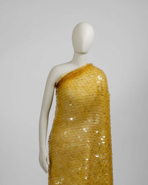 Korean Silk Polyester Sequin Fabric - Sharqiya - الشرقية
