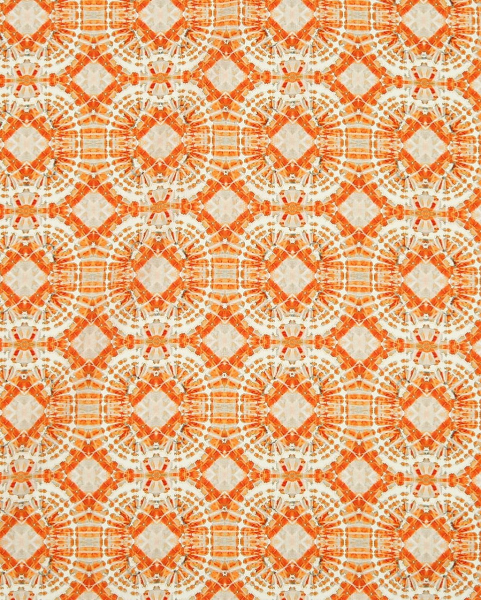 Linen Cotton Geometric Fabric - Sharqiya - الشرقية