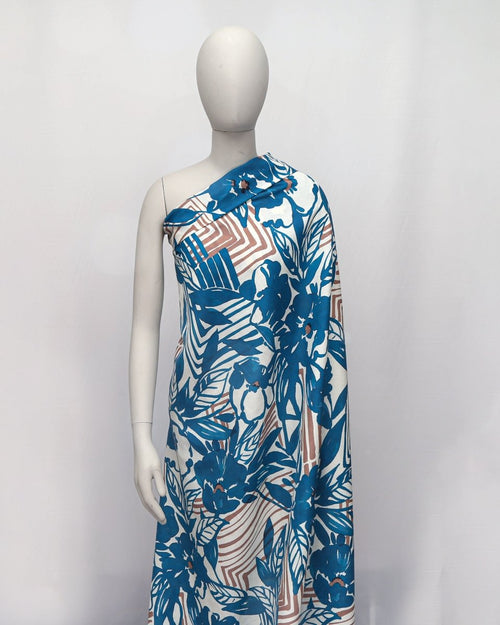 Linen Viscose Floral Fabric - Sharqiya - الشرقية