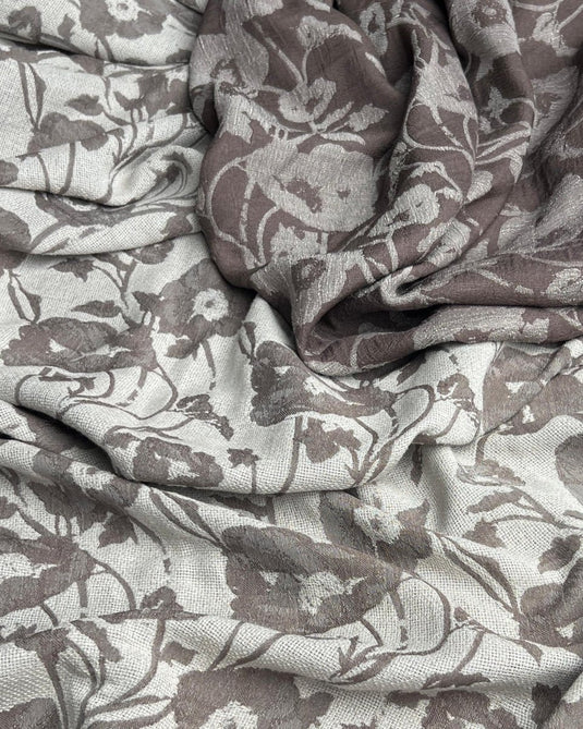Linen Viscose Floral Fabric - Sharqiya - الشرقية-1