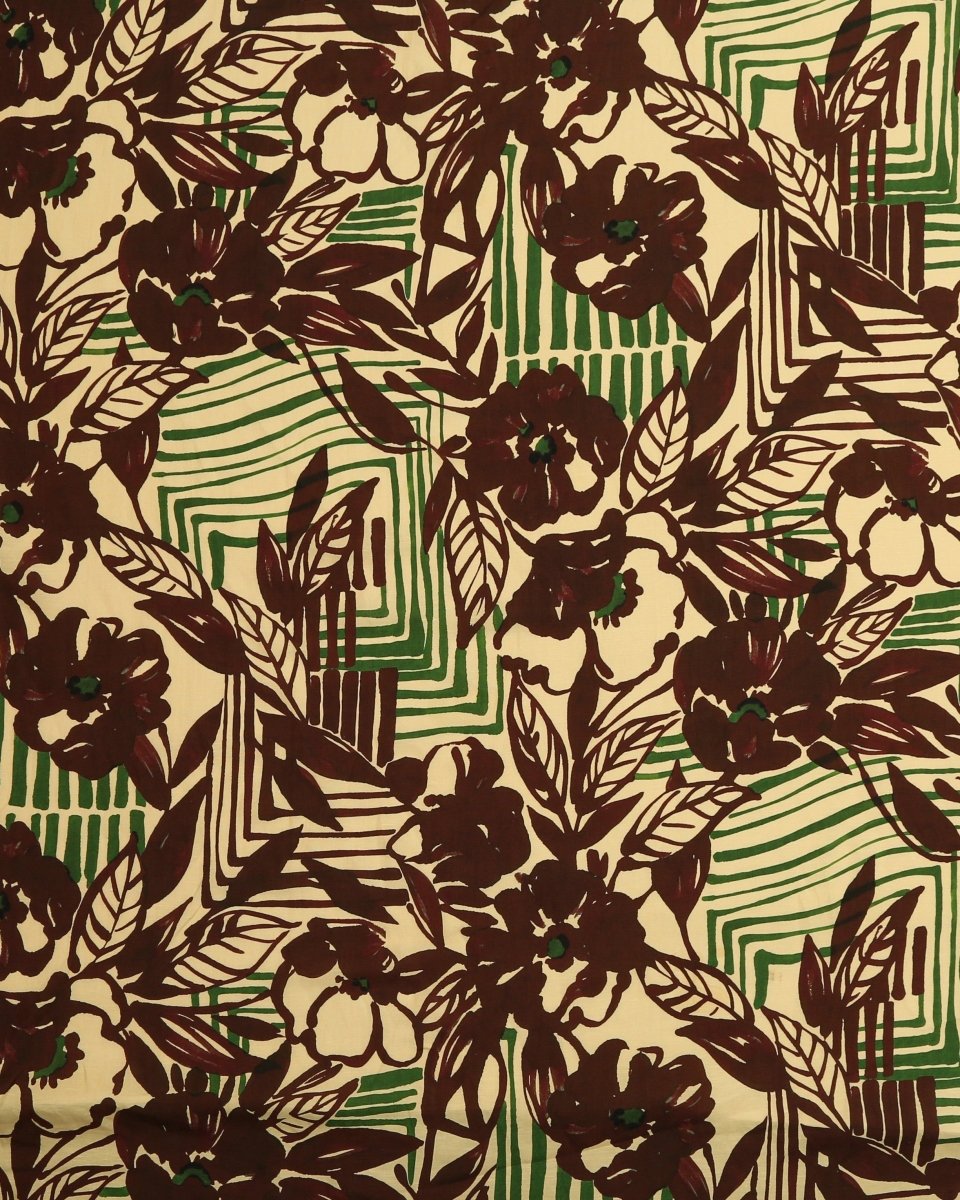 Linen Viscose Floral Fabric - Sharqiya - الشرقية