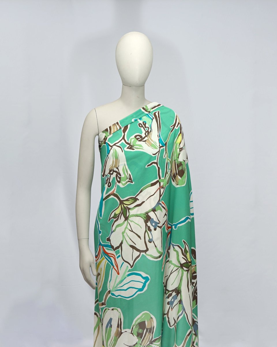 Linen Viscose Floral Fabric - Sharqiya - الشرقية