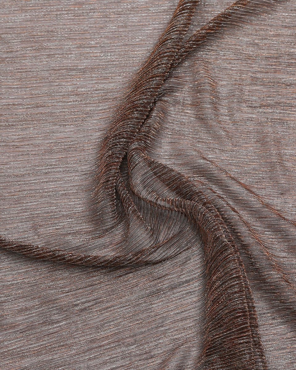 Lurex Lurex Polyester Striped Fabric - Sharqiya - الشرقية