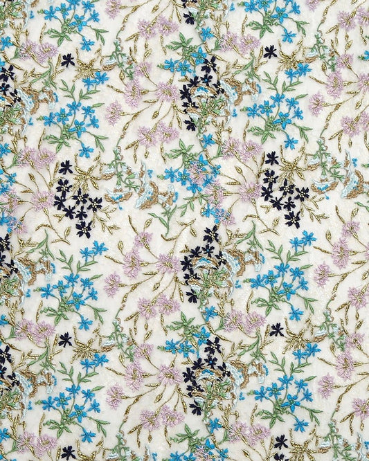 Lurex Polyester Embroidered Fabric - Rayon - Sharqiya - الشرقية