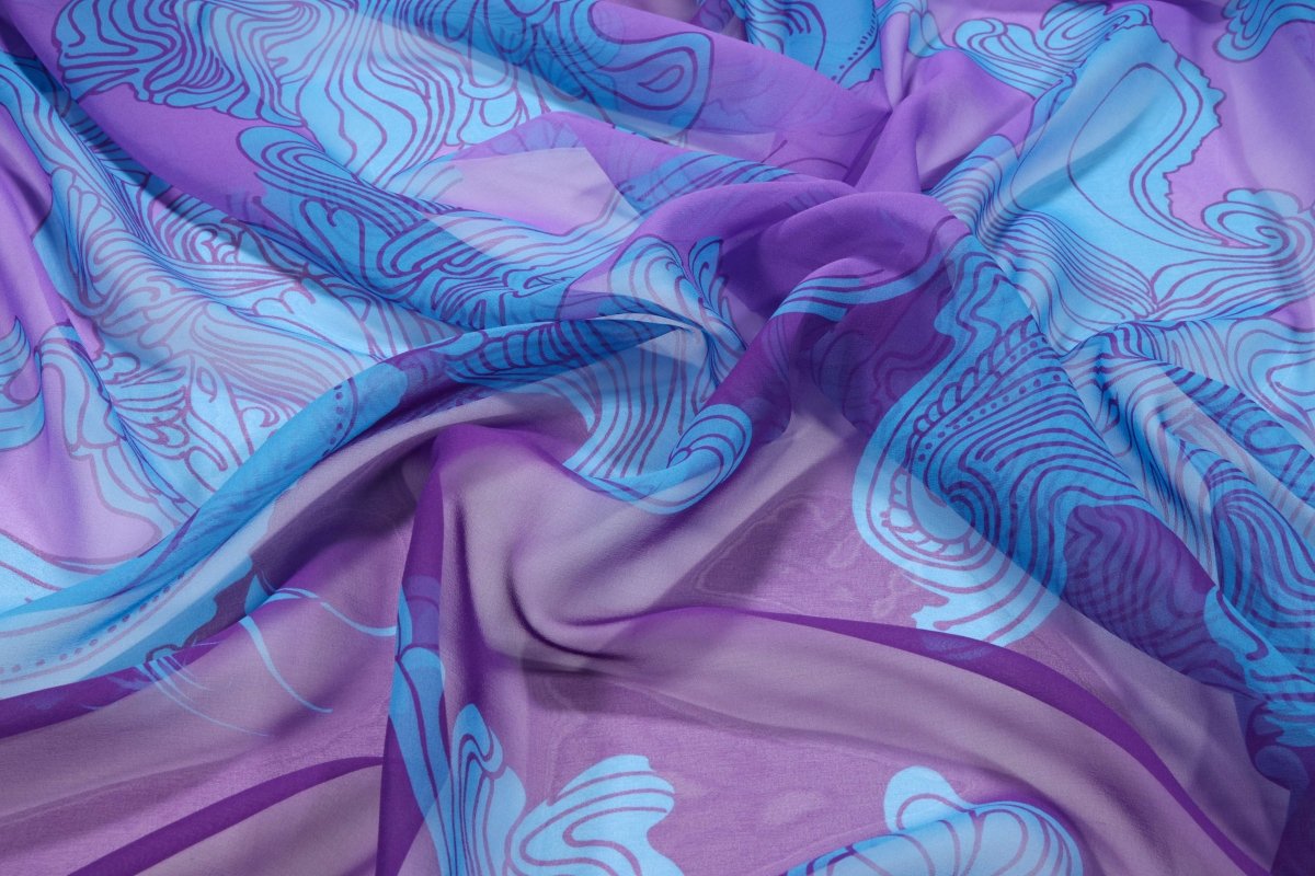 Max Mara Chiffon Pure Silk - Sharqiya - الشرقية