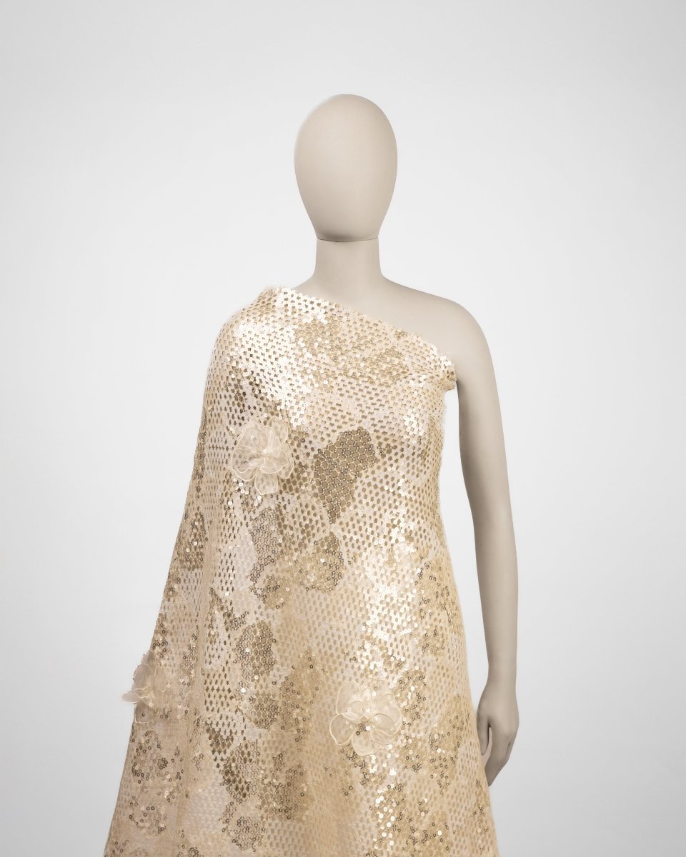 Organza Floral Fabric - Sharqiya - الشرقية