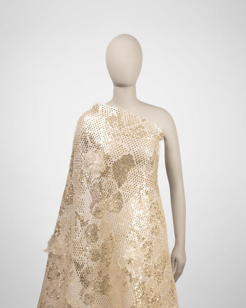 Organza Floral Fabric - Sharqiya - الشرقية