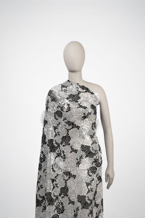 Organza Floral Fabric - Sharqiya - الشرقية