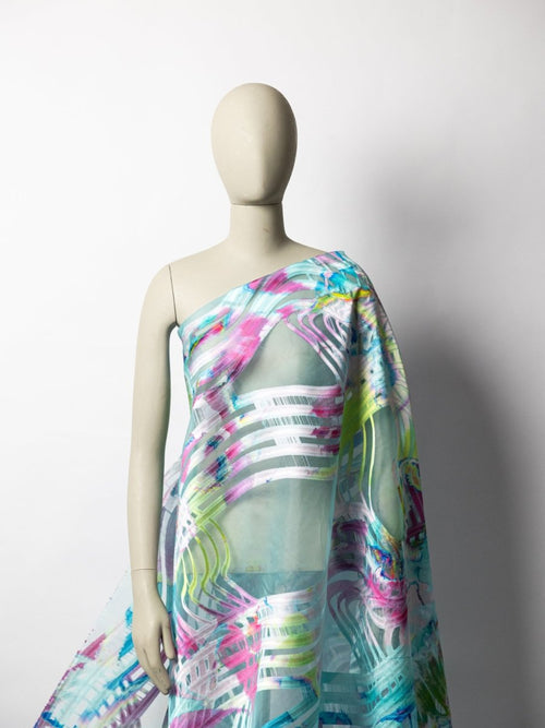 Organza Pure Silk Jacquard - Sharqiya - الشرقية