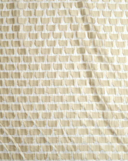 Poly Jacquard Lurex Geometric Fabric - Organza - Sharqiya - الشرقية