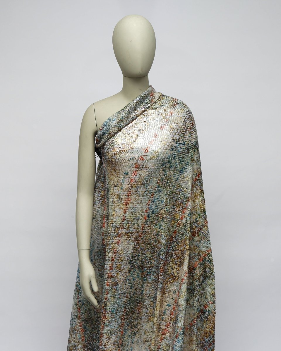 Poly Polyester Embroidered Fabric - Sharqiya - الشرقية