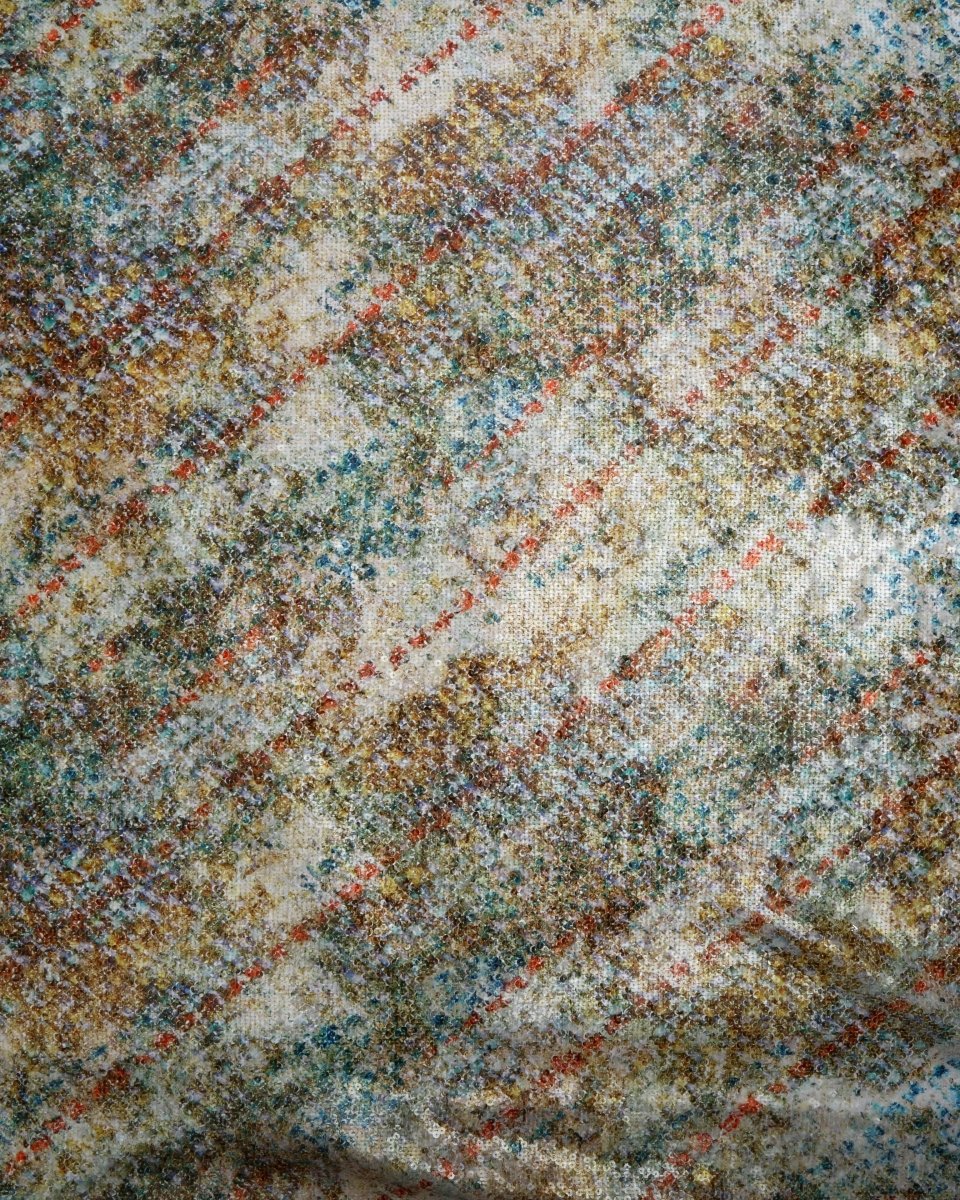 Poly Polyester Embroidered Fabric - Sharqiya - الشرقية