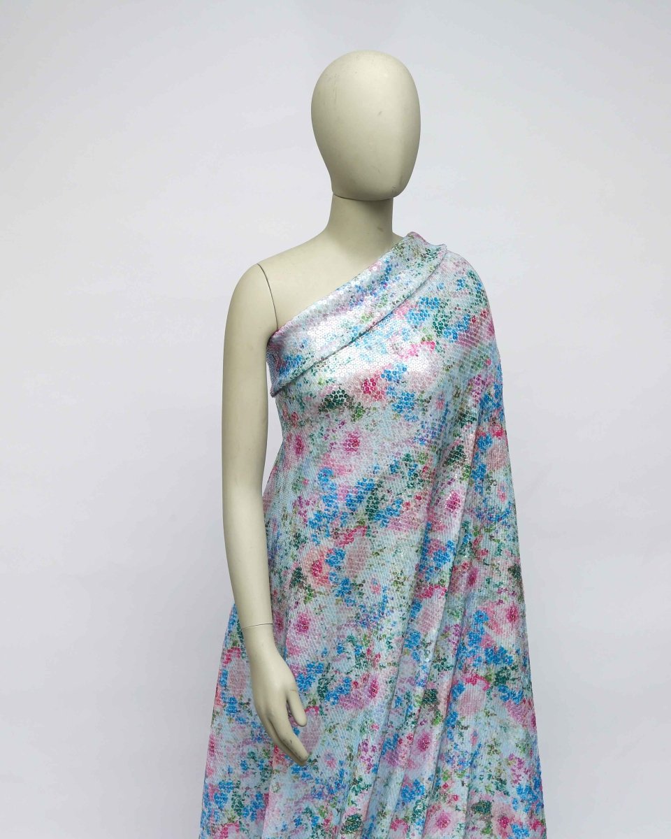 Poly Polyester Floral Fabric - Sharqiya - الشرقية