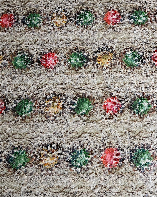 Poly Polyester Floral Fabric - Sharqiya - الشرقية