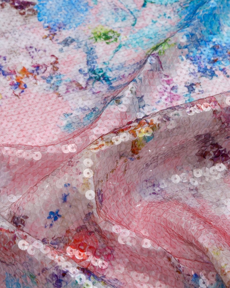 Poly Polyester Floral Fabric - Sharqiya - الشرقية